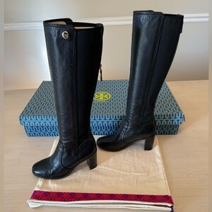 Tory Burch Black Leather Boots
